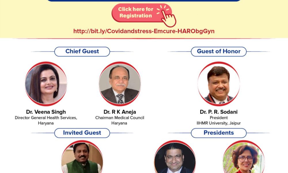 IMA Haryana and HARObGyn in partnership with IIHMR University, Jaipur organized a webinar on 'COVID & Stress'