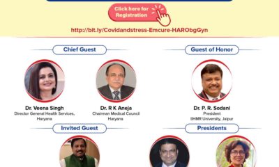 IMA Haryana and HARObGyn in partnership with IIHMR University, Jaipur organized a webinar on 'COVID & Stress'