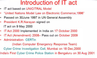 What all constitute an offence under IT Act?