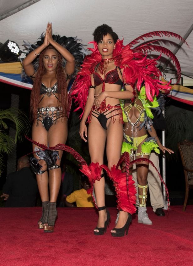 dancers of the event in antigua