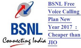 free calling plan of BSNL