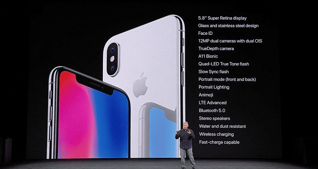 Apple iPhone X features