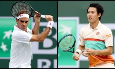 800762 roger federer kei nishikori indian wells 2019