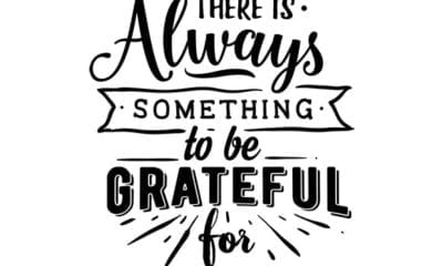 There is always something to be grateful for