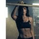 Katrina Kaif in black sport bra
