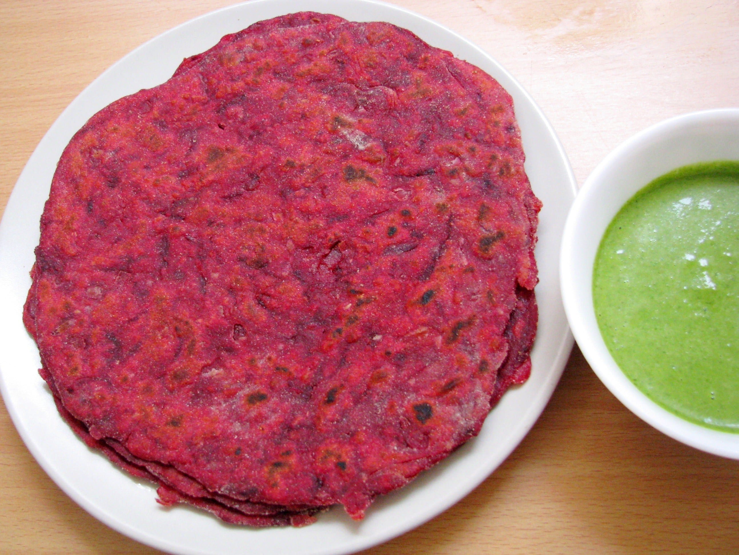 Beetroot Thepla