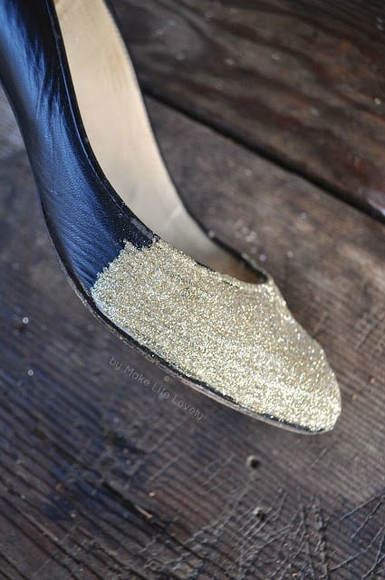 DIY Glitter Shoes3