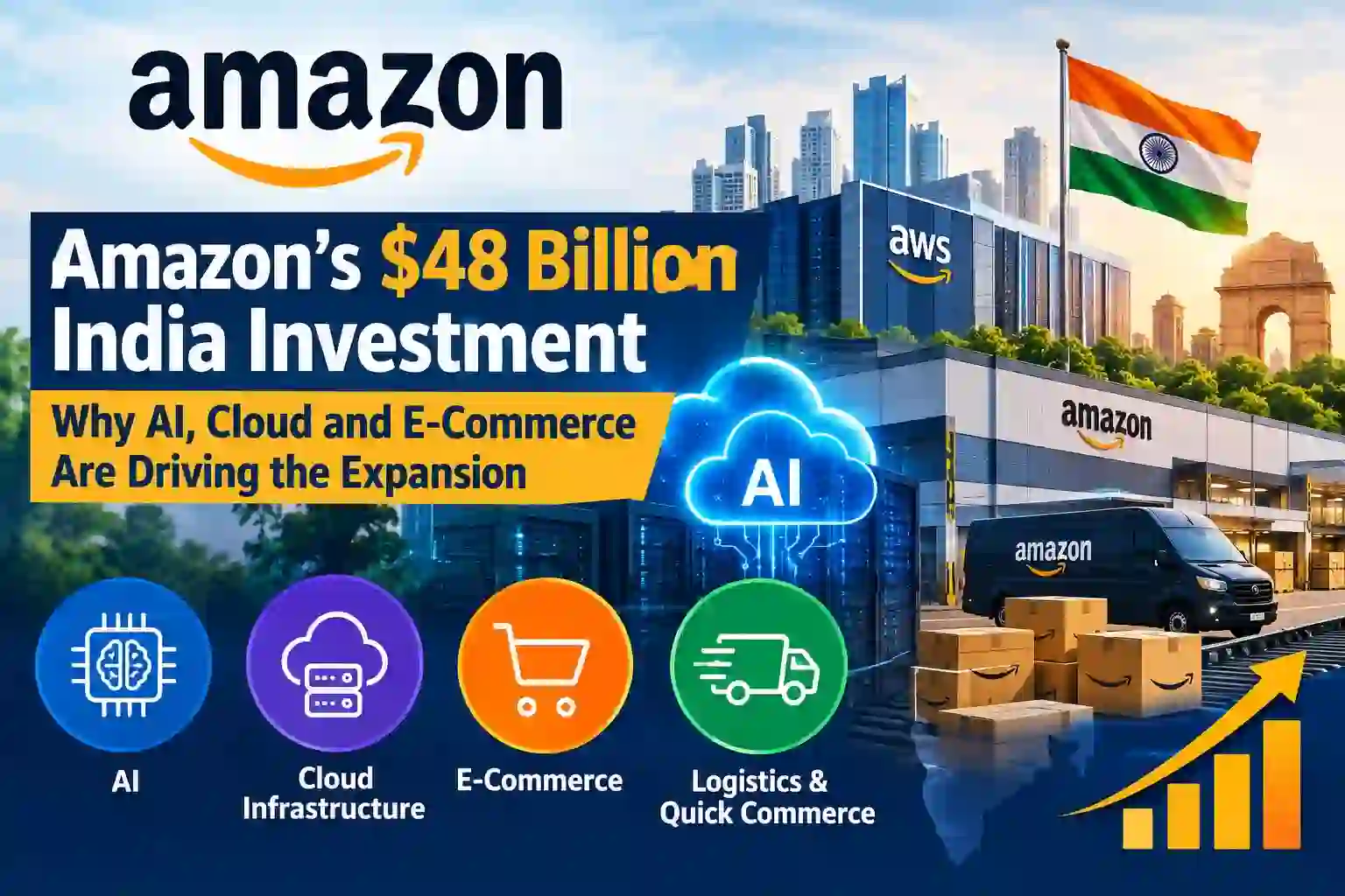 Amazon’s $48 Billion India Investment: Why AI, Cloud and E-Commerce Are Driving the Expansion