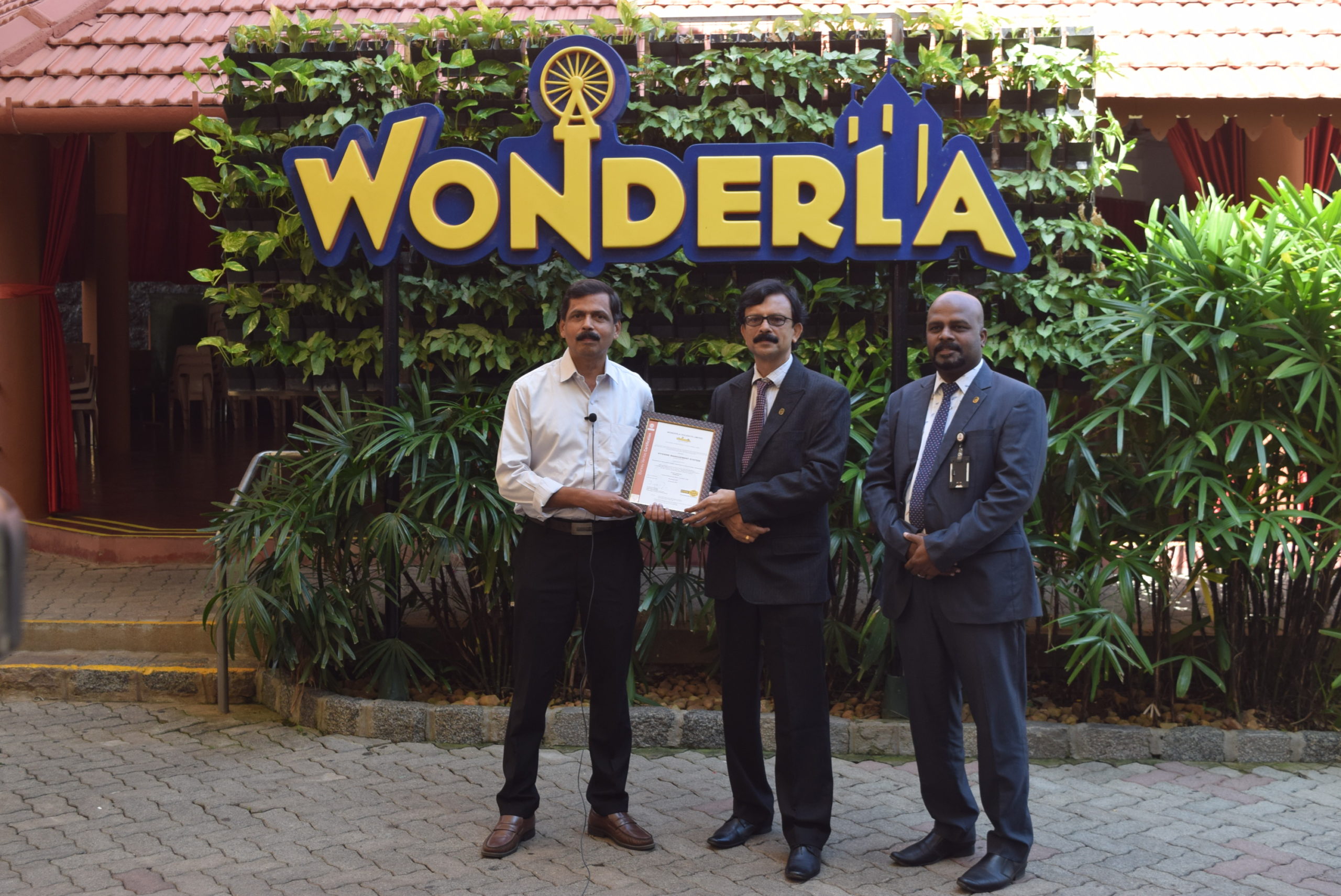 Wonderla Kochi Secures COV-safe Certification