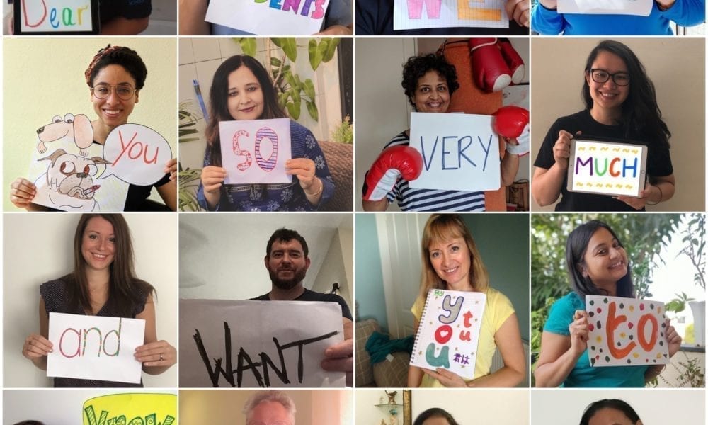 Canadian International School teachers share emotional message with students