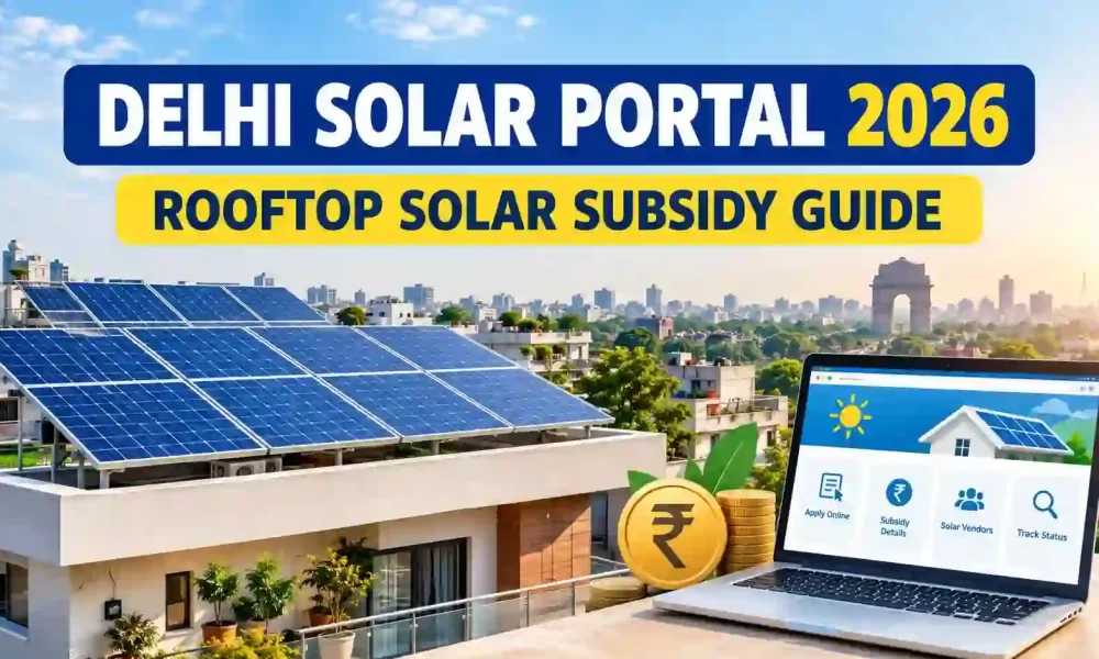 Delhi Solar Portal 2026: How to Apply for Rooftop Solar Subsidy