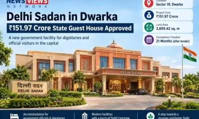 Delhi Sadan in Dwarka: ₹151.97 Crore State Guest House Approved