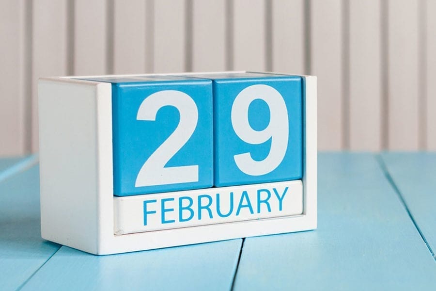 February 29 leap day