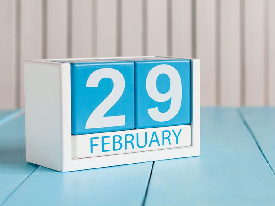 February 29 leap day