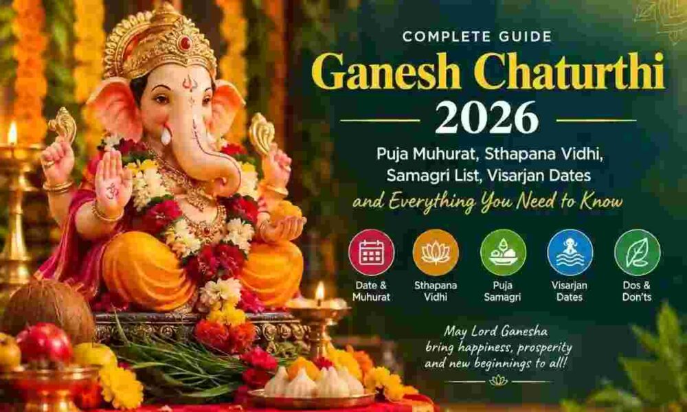 Ganesh Chaturthi 2026: Puja Muhurat, Sthapana Vidhi, Samagri List, Visarjan Dates and Everything You Need to Know