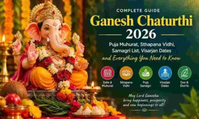 Ganesh Chaturthi 2026: Puja Muhurat, Sthapana Vidhi, Samagri List, Visarjan Dates and Everything You Need to Know