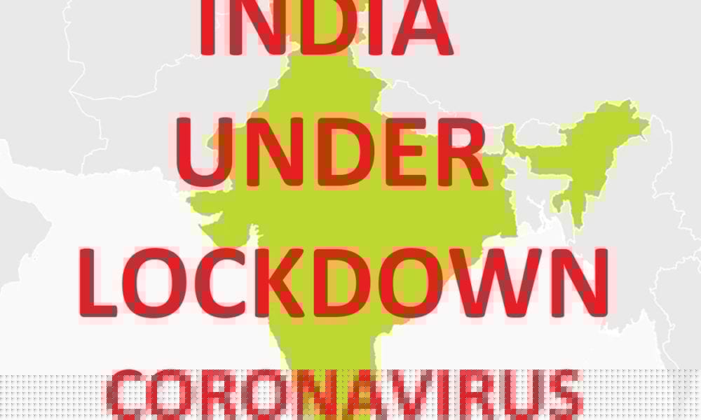 INDIA MAP LOCKDOWN 1