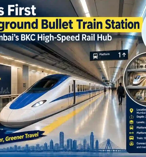 India’s first underground bullet train station: inside the BKC station transforming Mumbai’s High-Speed Rail Network