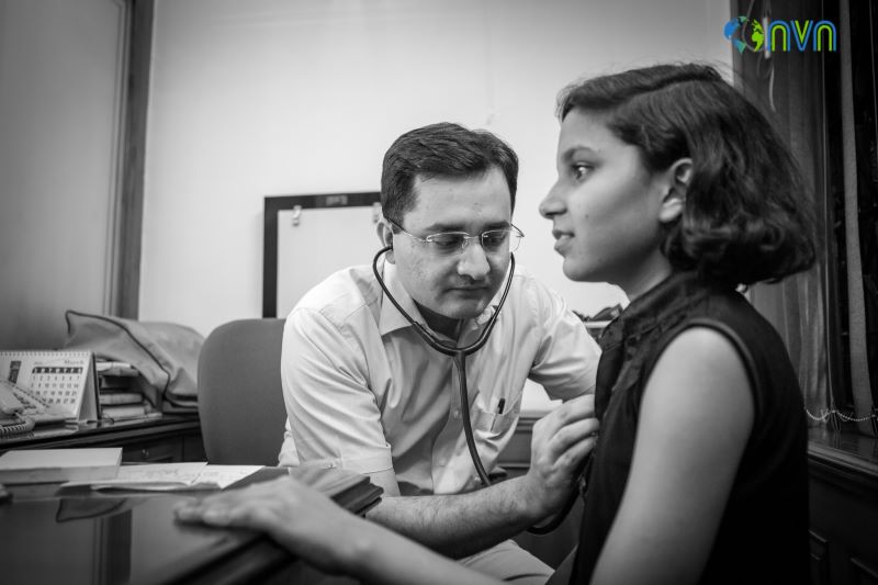 Kushal Banerjee with Patient