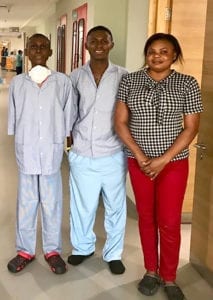 L R recipient Jehozadak Good News donor along with recipient wife