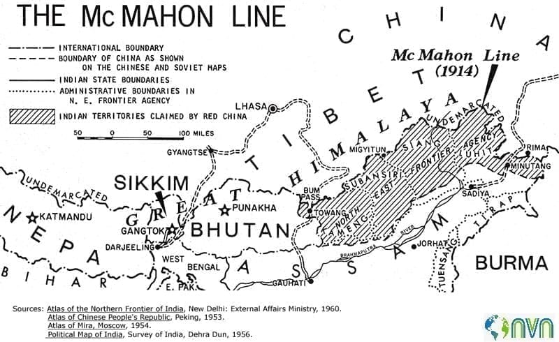 McMohan line bW