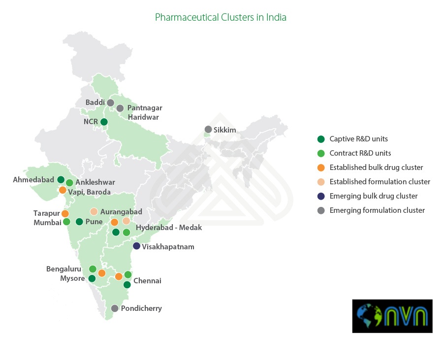 Pharmaceutical Clusters in India