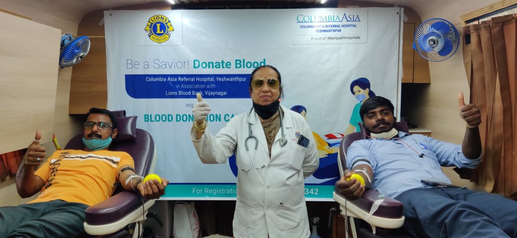 National Doctors’ Day – Blood Donation drive at Columbia Asia Referral Hospital