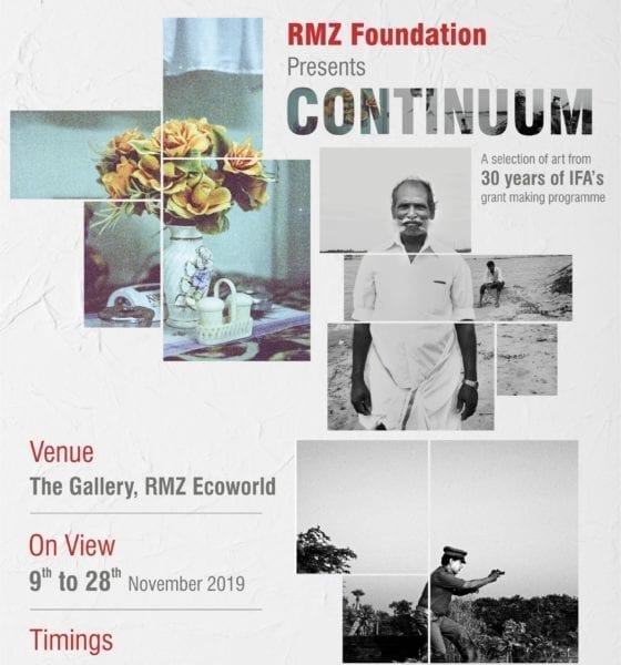 RMZ Foundation has collaborated with the India Foundation for the Arts IFA in presenting CONTINUUM