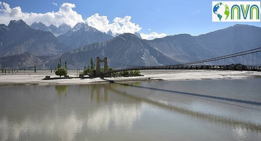 Shyok River is also linked to the strategic road