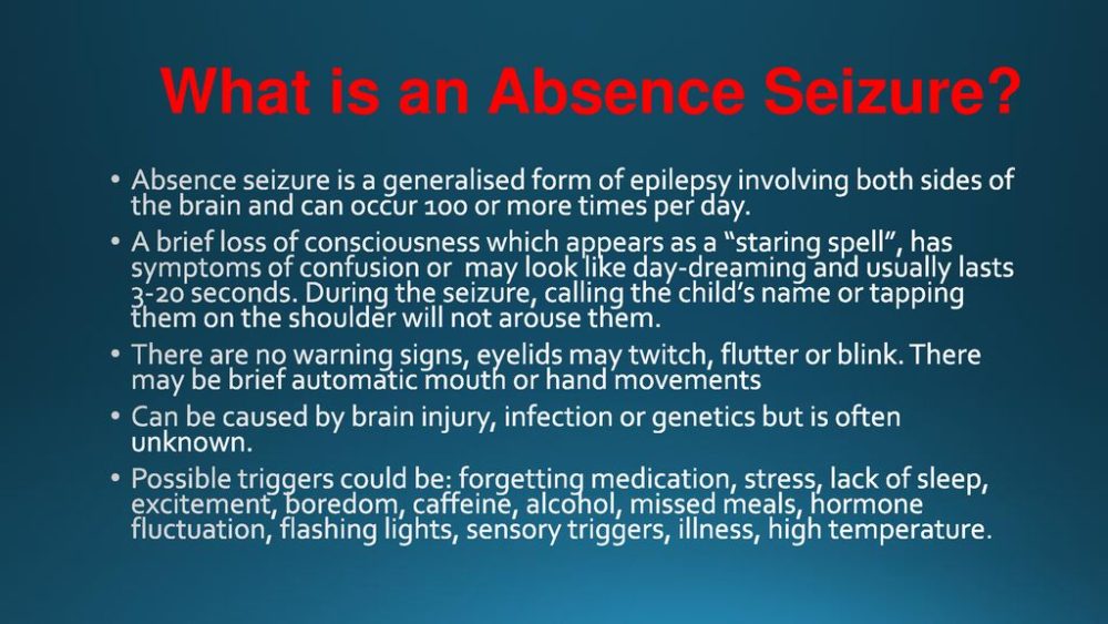 What is an Absence Seizure?
