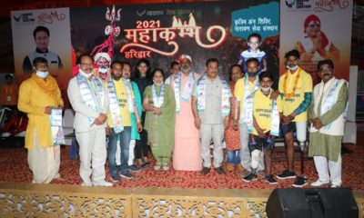 Narayan Seva Sansthan - Hon'ble Cabinet Minister of Uttarakhand Harak Singh Rawat inaugurated 50 bedded make-shift hospital in #Kumbhmela2021