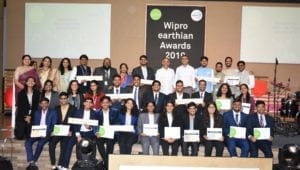 Winning colleges at the Wipro earthian awards 2019