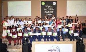 Winning schools at the Wipro earthian awards 2019