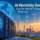 AI electricity demand from data centres and its impact on power grids, renewable energy and electricity supply.