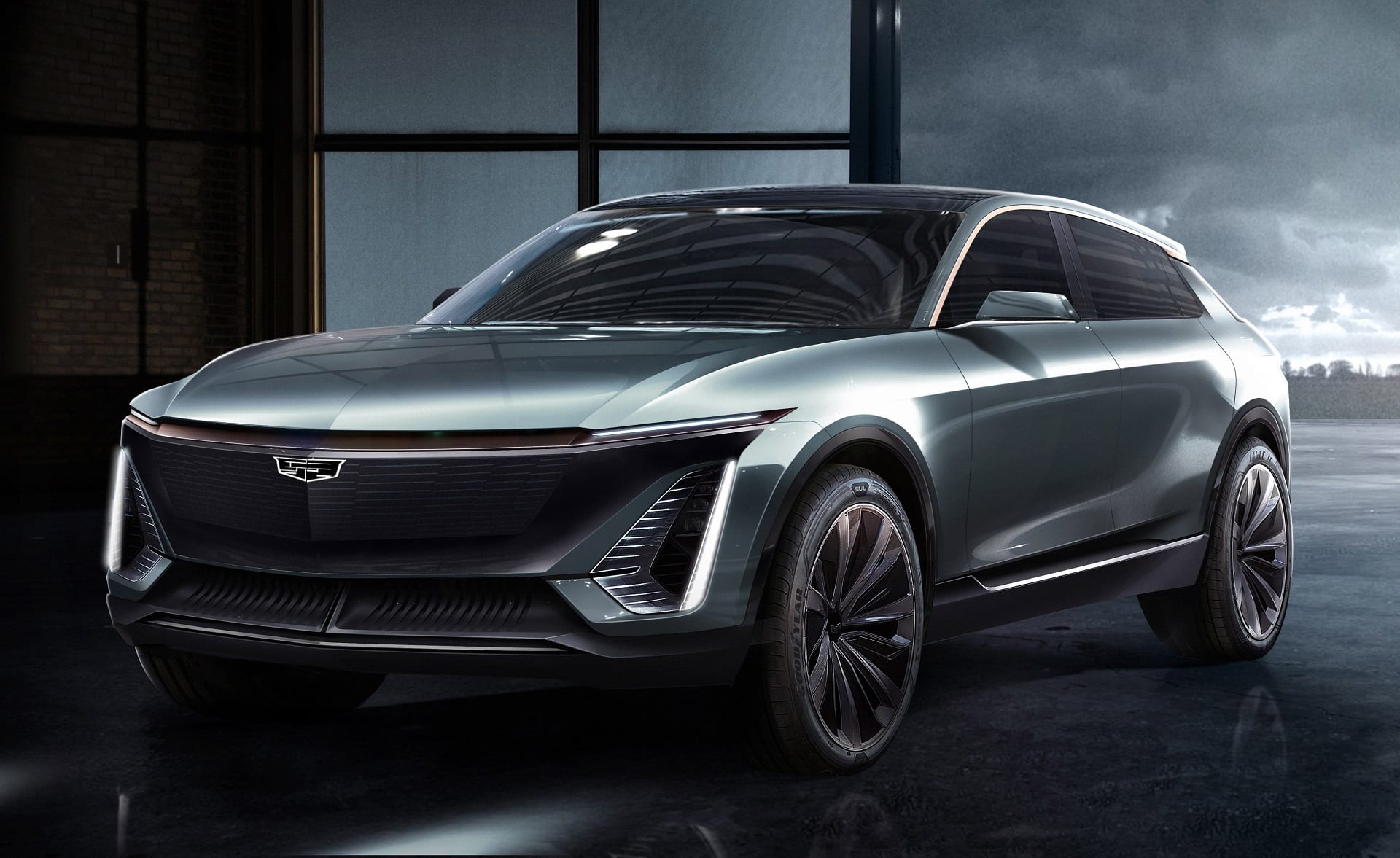 future cadillac long range electric large luxury utility vehicle rendering 2019 detroit auto sho 100687332 h