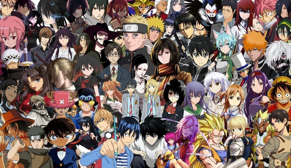 mashup anime collage