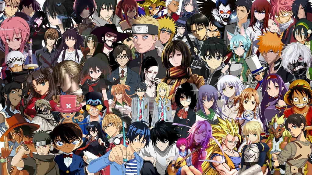 mashup anime collage