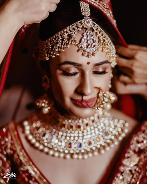 Yuvika Chaudhary in dulhan look