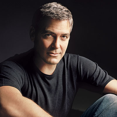 George Clooney sexy black look