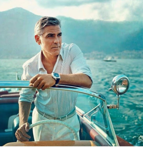 George Clooney cool and sexy attitude