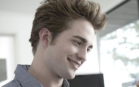 Cute smile of Edward Cullen Robert Pattinson
