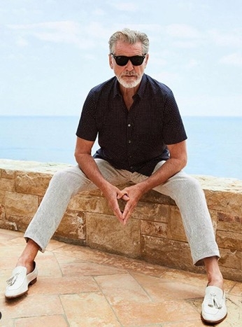Pierce Brosnan the style icon