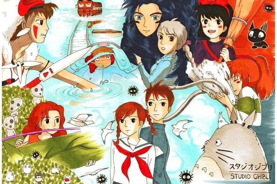 studio ghibli collage by animeaddict4eva d5l1rvq