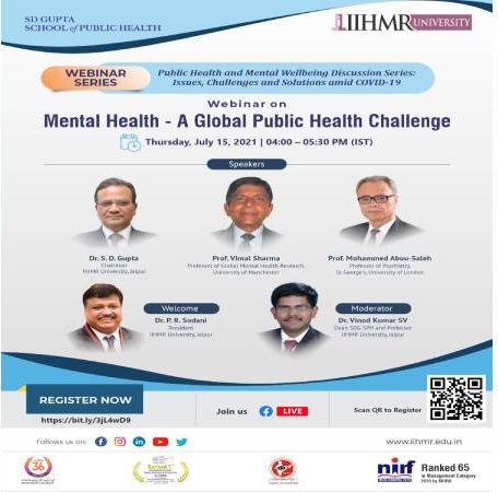 Public Health And Mental Wellbeing Discussion Series: Issues, Challenges, And Solutions Amid Covid-19